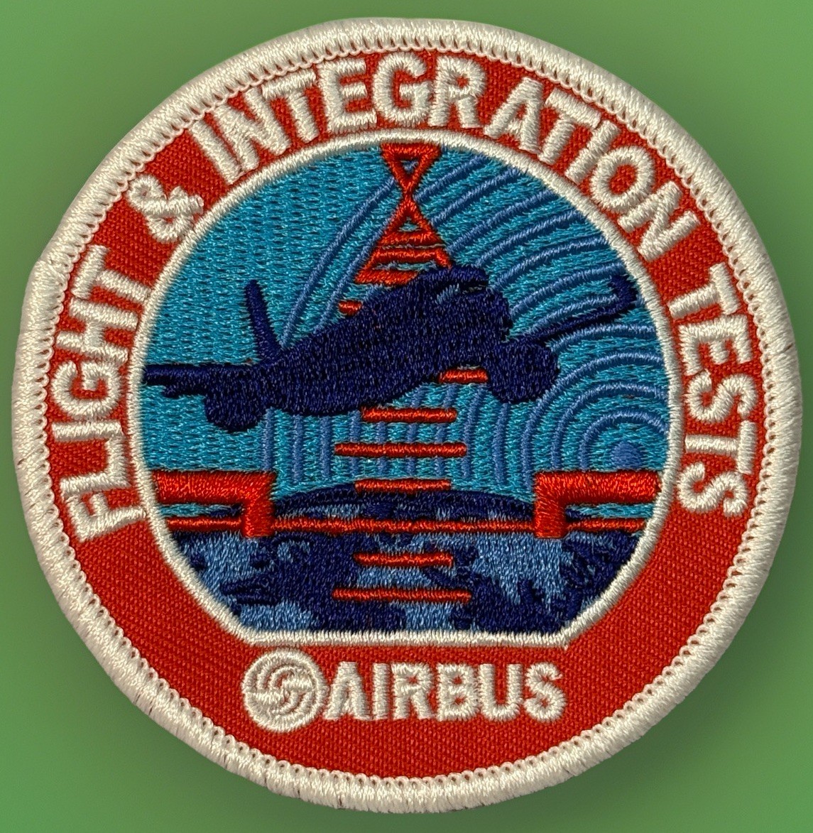 FABULOUS FLIGHT AND INTEGRATION TESTS - AIRBUS EMBROIDERED IRON-ON PATCH