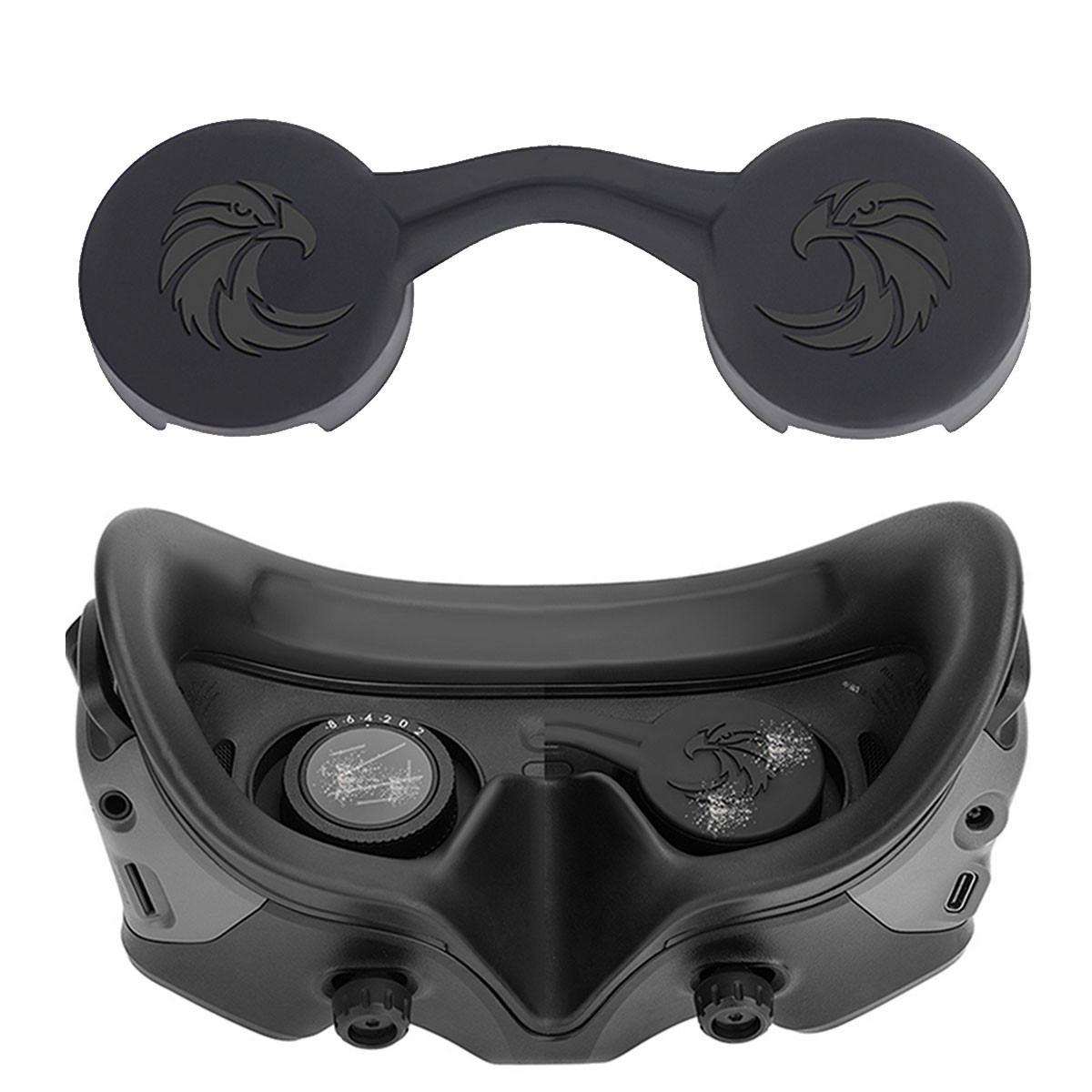 For DJI Goggles 2/Goggles 3 Silicone Cover Anti-Dust Lens Protector Accessory