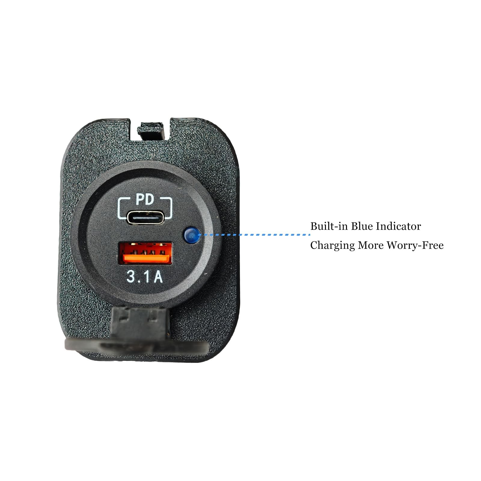 12v Bed Outlet for Ford Maverick Flexbed (2022+), Cigarette Socket kit or USB...