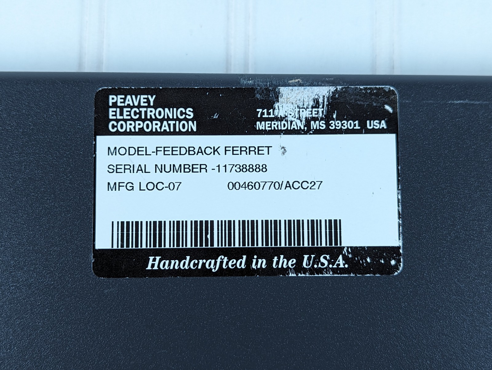 Peavey Feedback Ferret Digital Dynamic Anti-Feedback System Tested Free Shipping