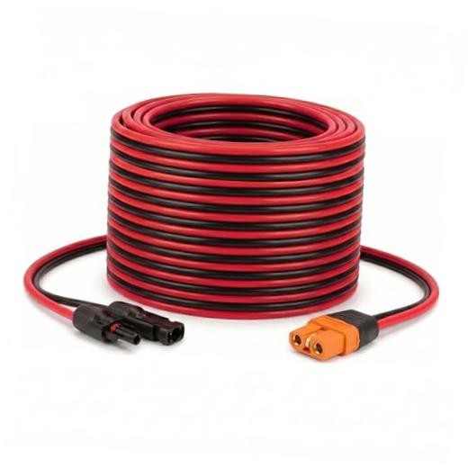 Solar to XT60i Cable 10AWG Solar Panel to XT60i Adapter Connector XT60i-F 25FT