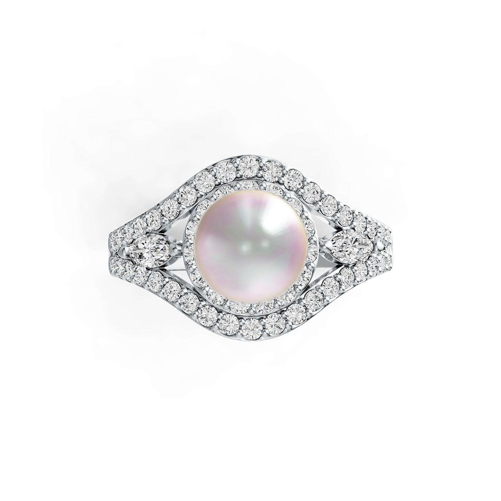 Sterling Silver Semi Mount Ring Setting Round RD 8.5mm
