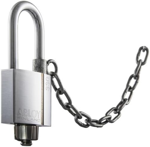 Abloy Sentry PLM330/50B Brass Padlock w/ Sealed Shackle & Weather Seal Cap