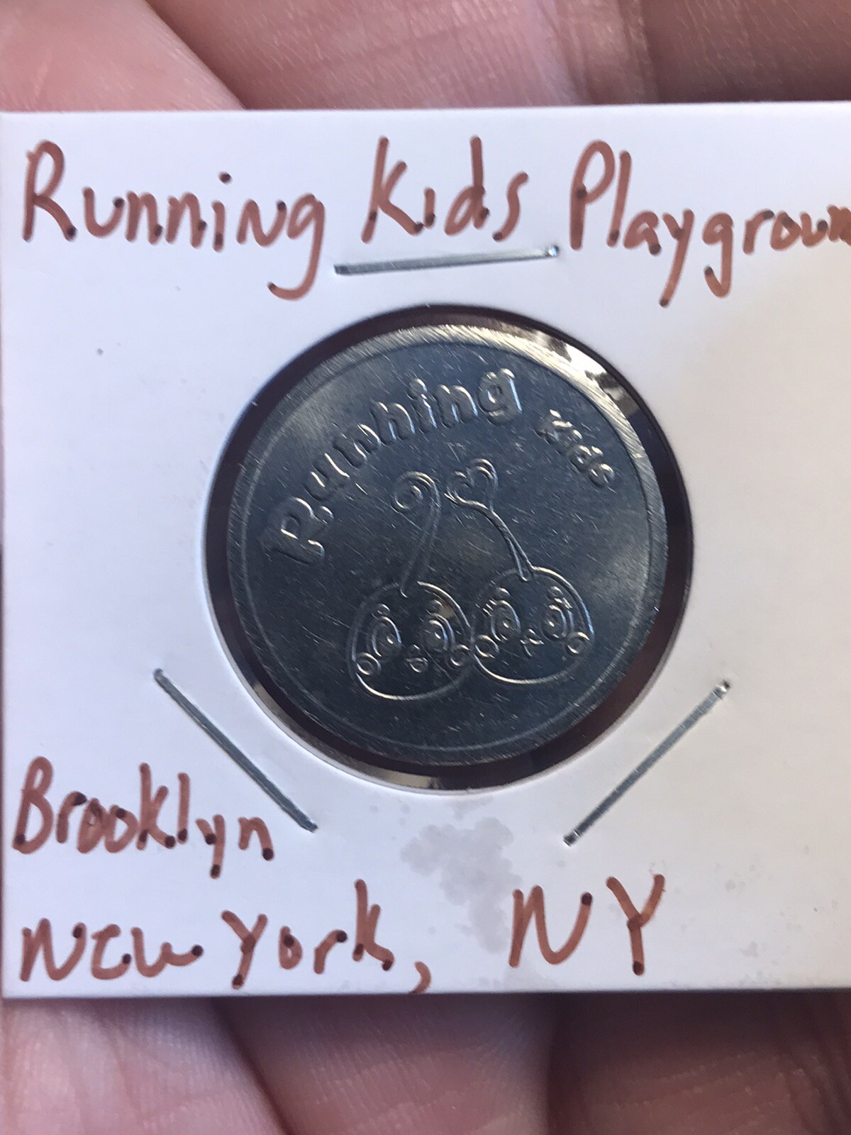 Advertisement Token - Running Kids Playground - Brooklyn, New York