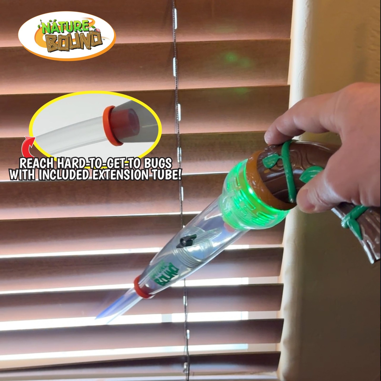 Nature Bound Bug Catcher Toy, Eco-Friendly Bug Vacuum, Catch and Release Indo...