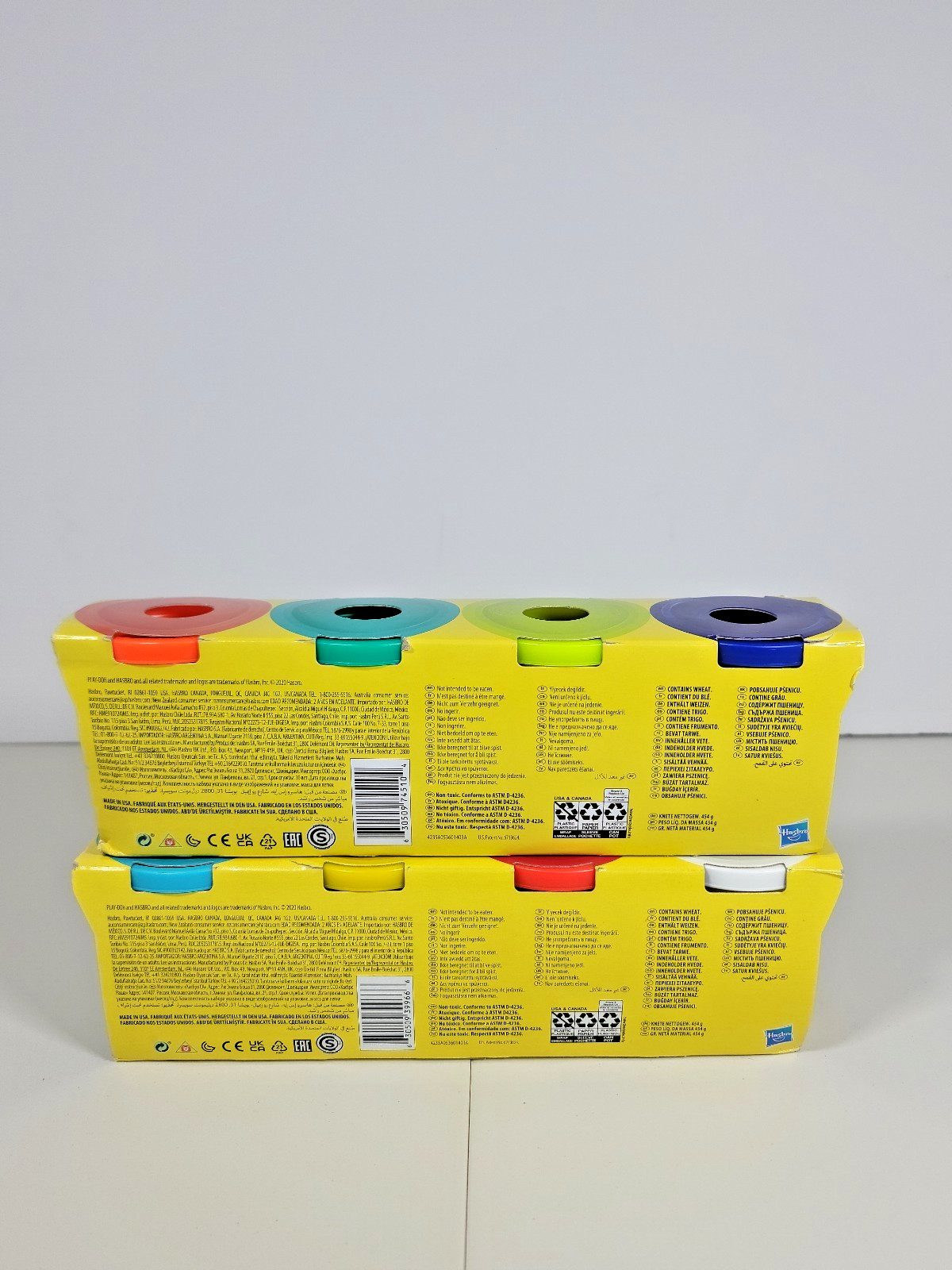 Hasbro Play-Doh Modeling Compound 4 Pack Colors 2 SET - NEW!