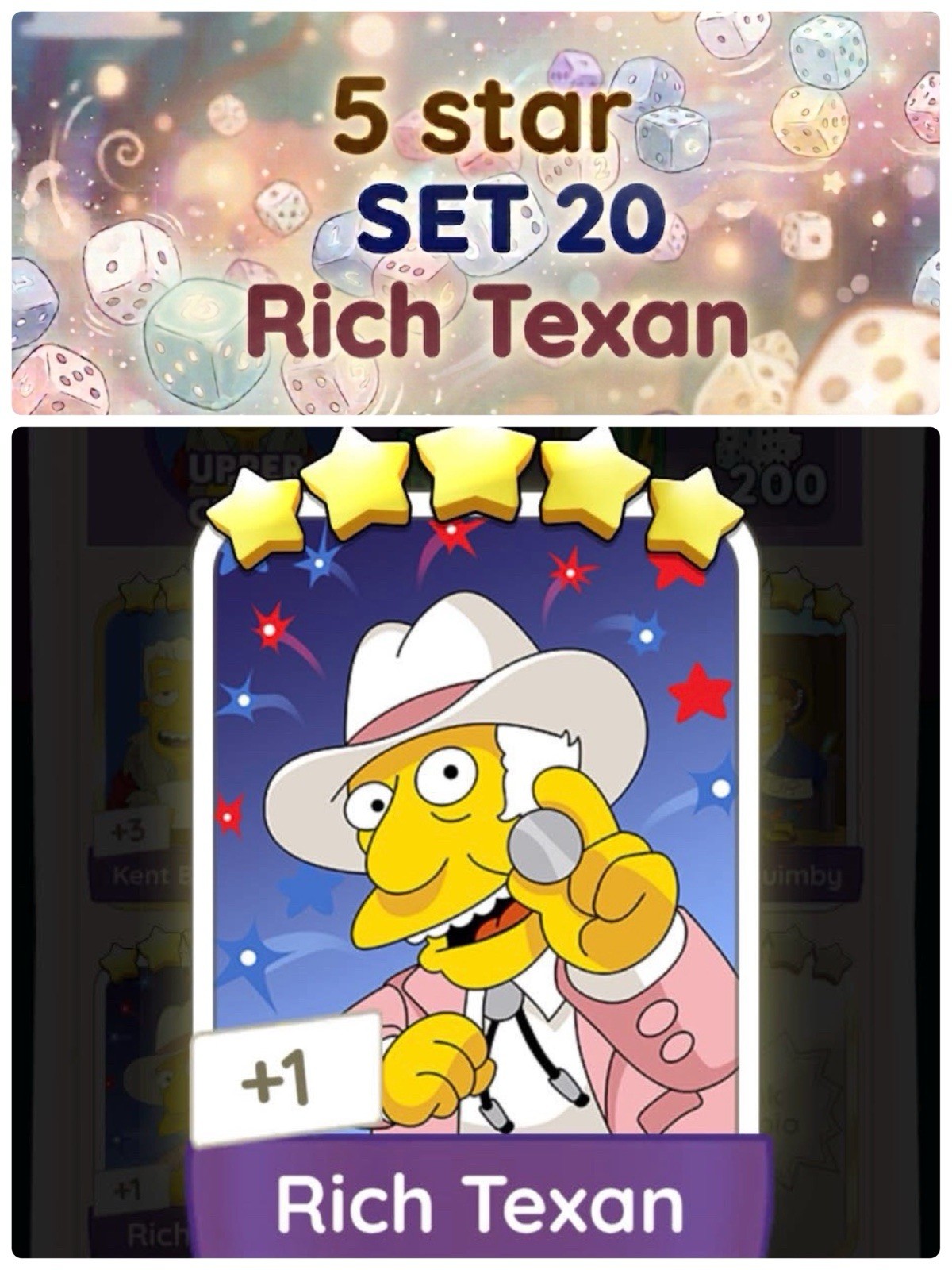 Rich Texan - 5 Star - Set 20 Monopoly go