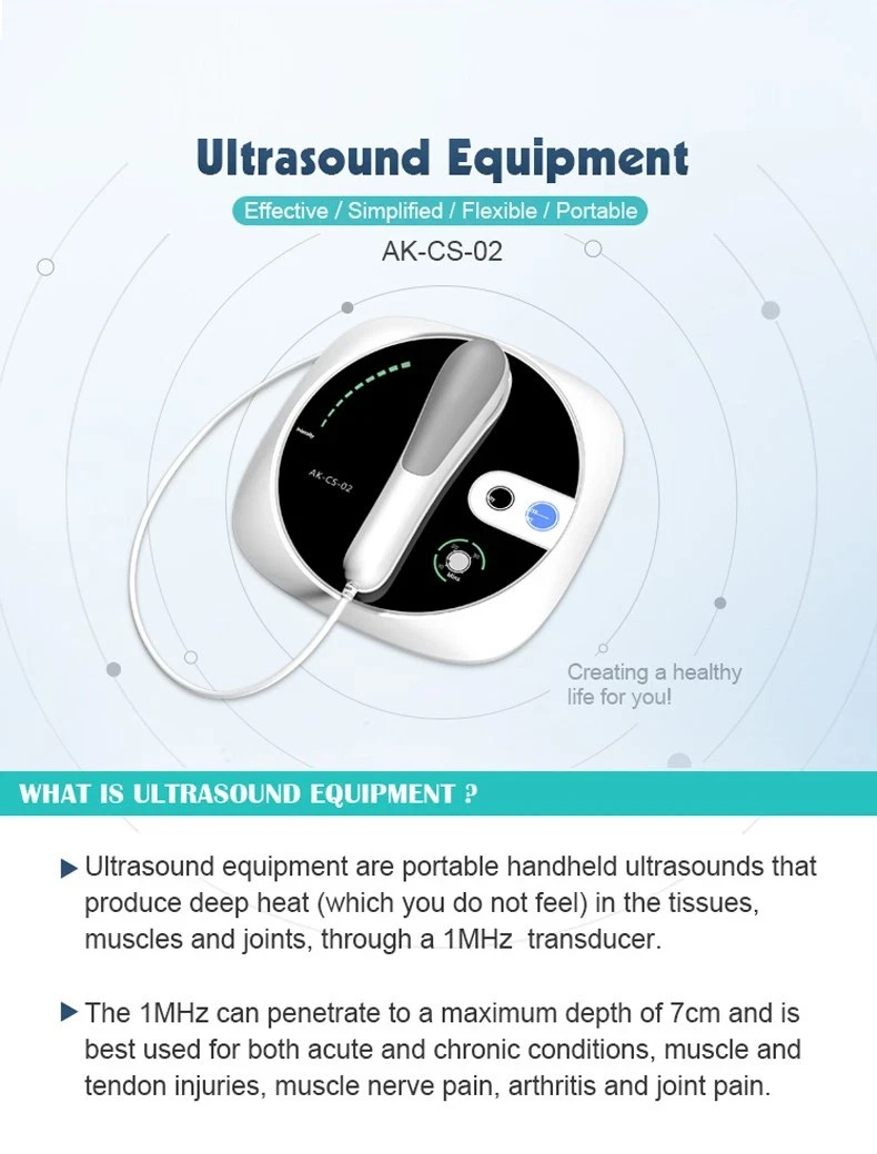 Ultrasonic Physiotherapy Instrument AK-CS-02