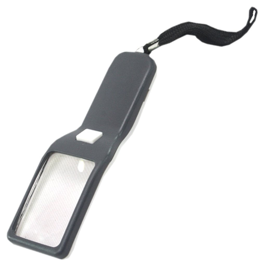 PIA INTERNATIONAL® 5X LED UV Money Currency Checker Magnifier Magnifying Glass