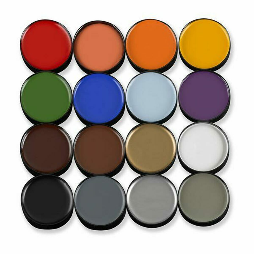 Mehron Color Cup Theatrical Cream Makeup Asso Colors