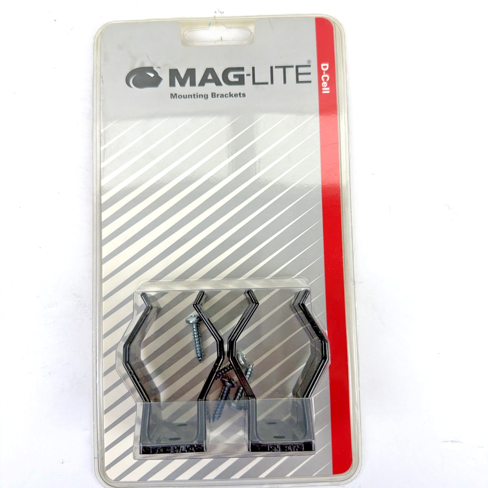 Mag-Lite Auto Clamps for D-Cell Screw Mounts to Walls Vehicles Boats - ASXD026