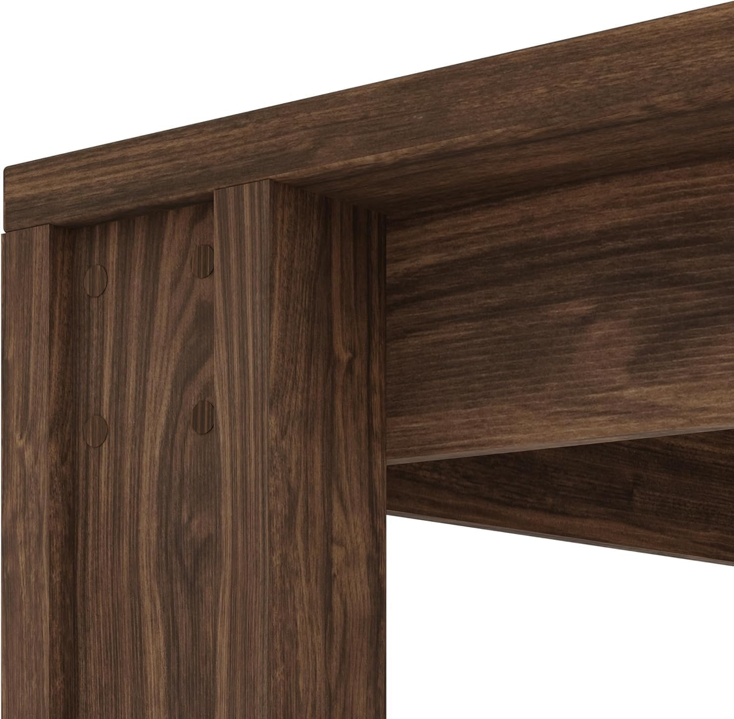 71" Long Dining Table for 6-8, Farmhouse Rectangular Wood Kitchen Table with Wid