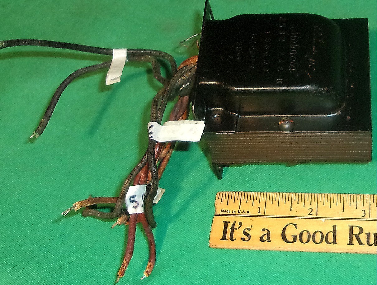 Motorola Power Transformer 25B21248-K (136609 STANCOR, 1960) 5.0, 6.3, 290-0-290