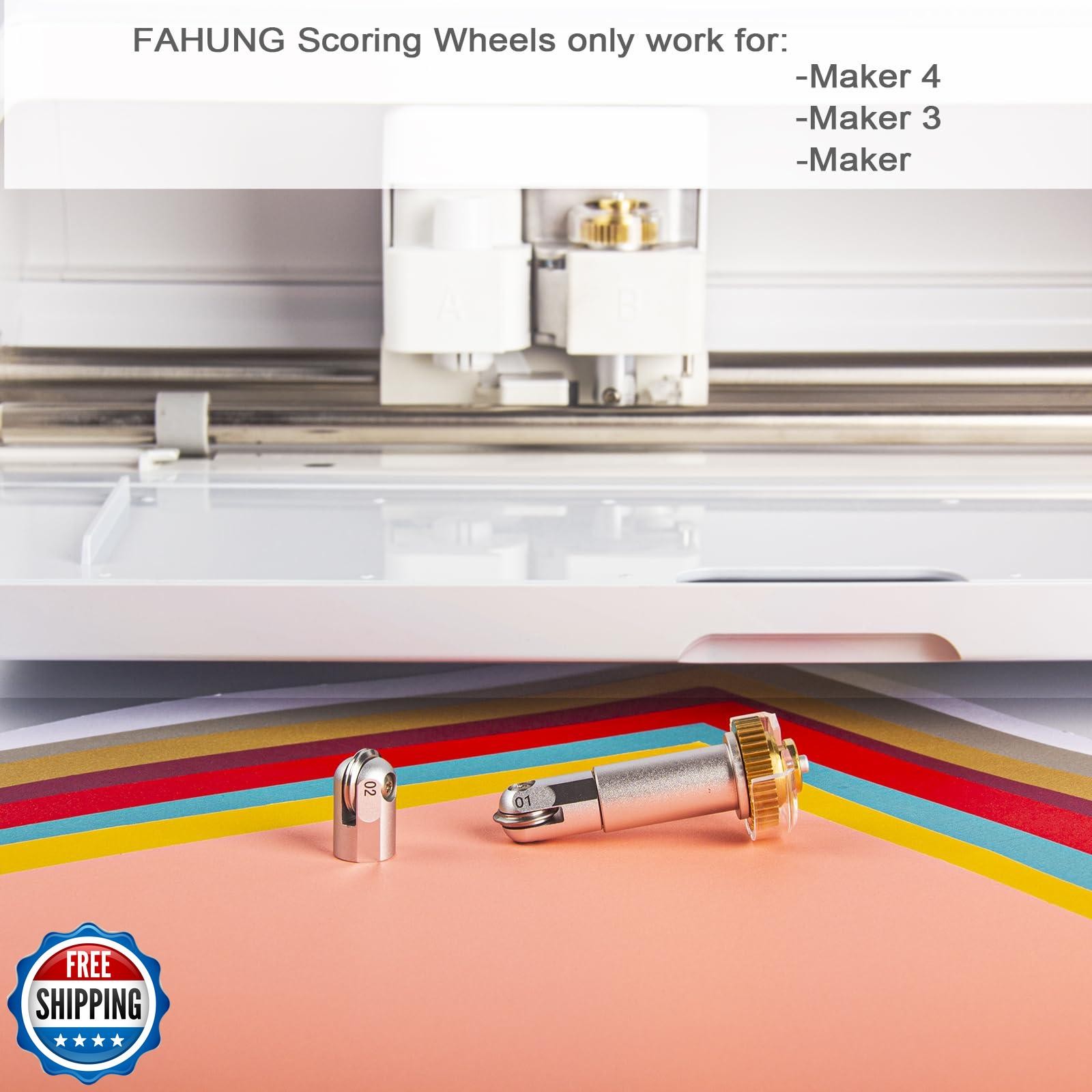 Scoring Wheel Combo Pack Maker Tool, Single and Double Scoring Wheel Compatib