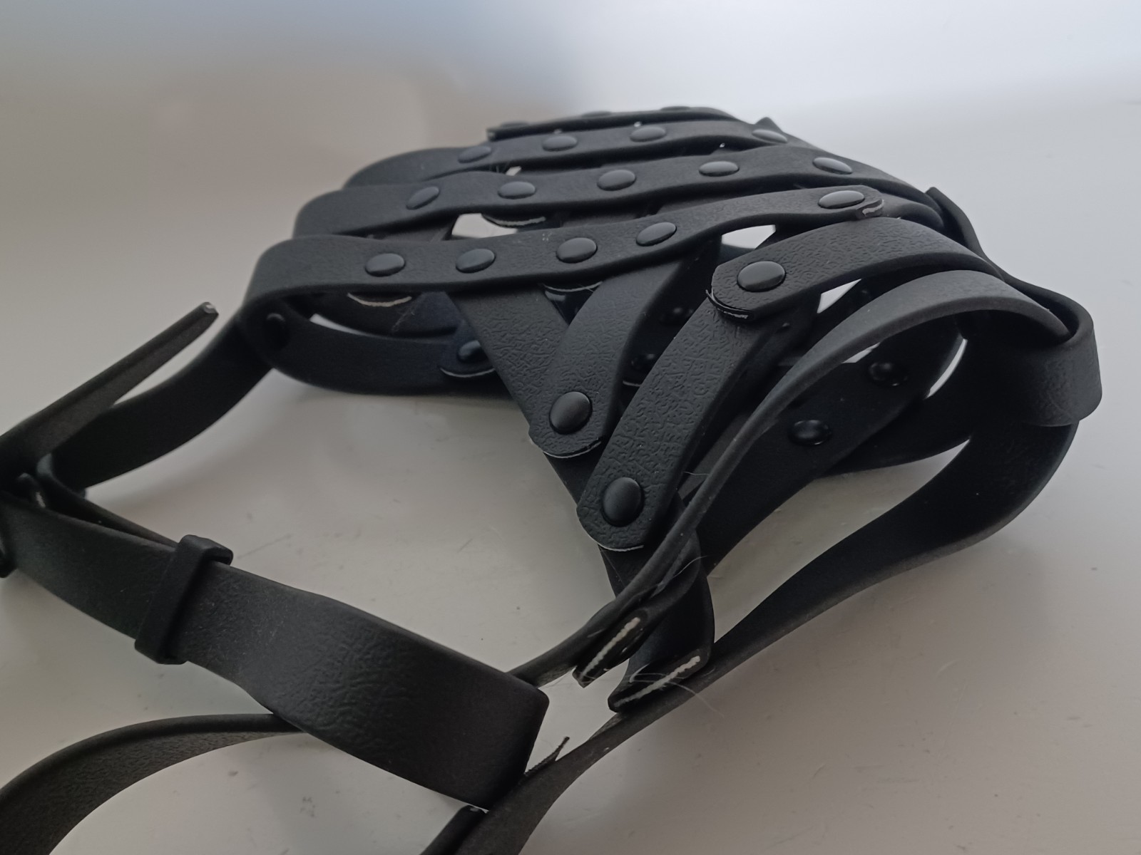 Pitbull Muzzle Basket Muzzle for M [Snout Cir: 9.75-11] Black