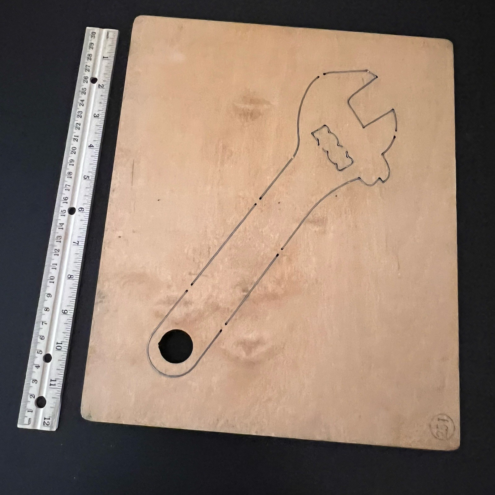 Ellison Accucut Wood Die JUMBO Wrench Tool Building Construction