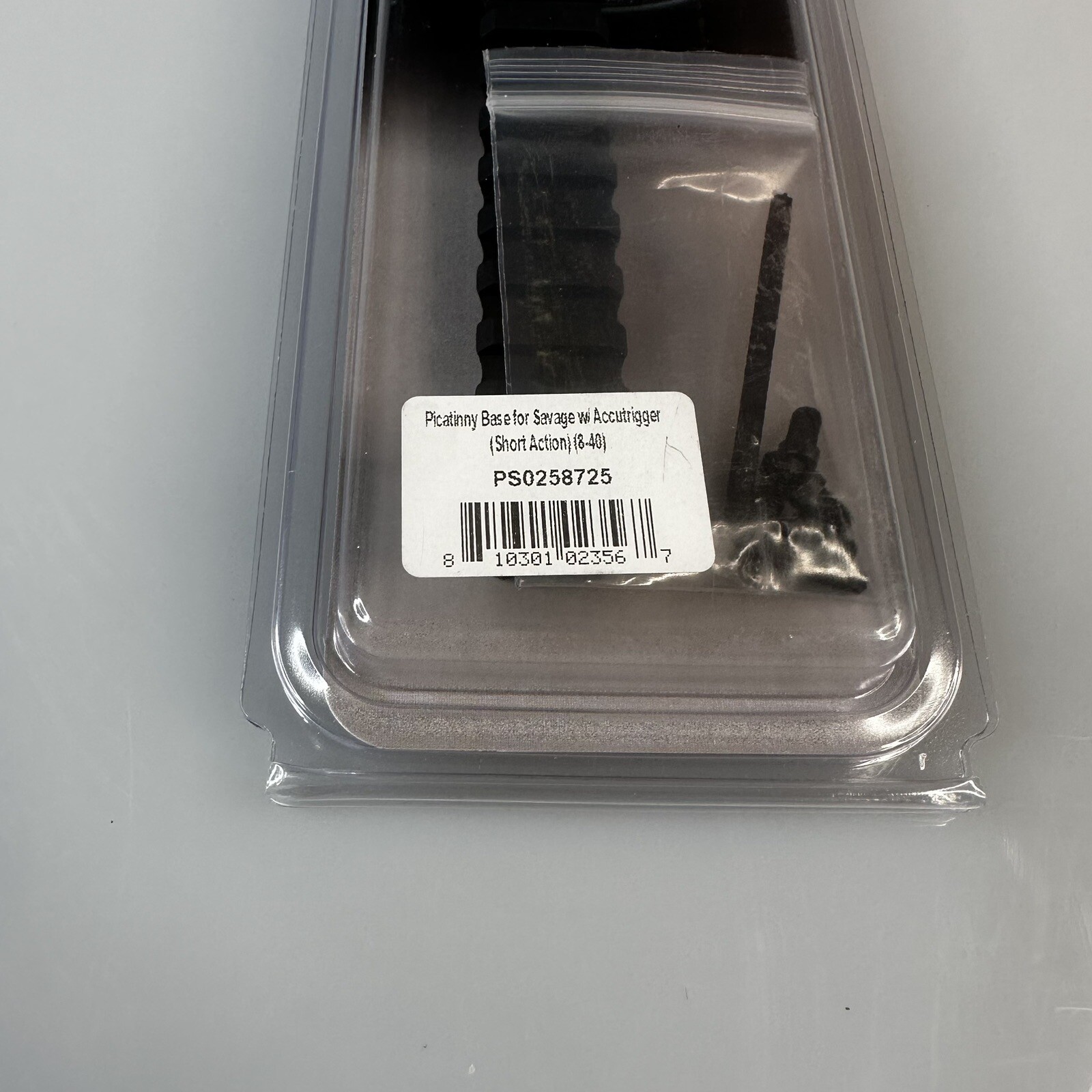 Talley Picatinny Base for Savage w/Accutrigger Short Action 8-40 PS0258725 New