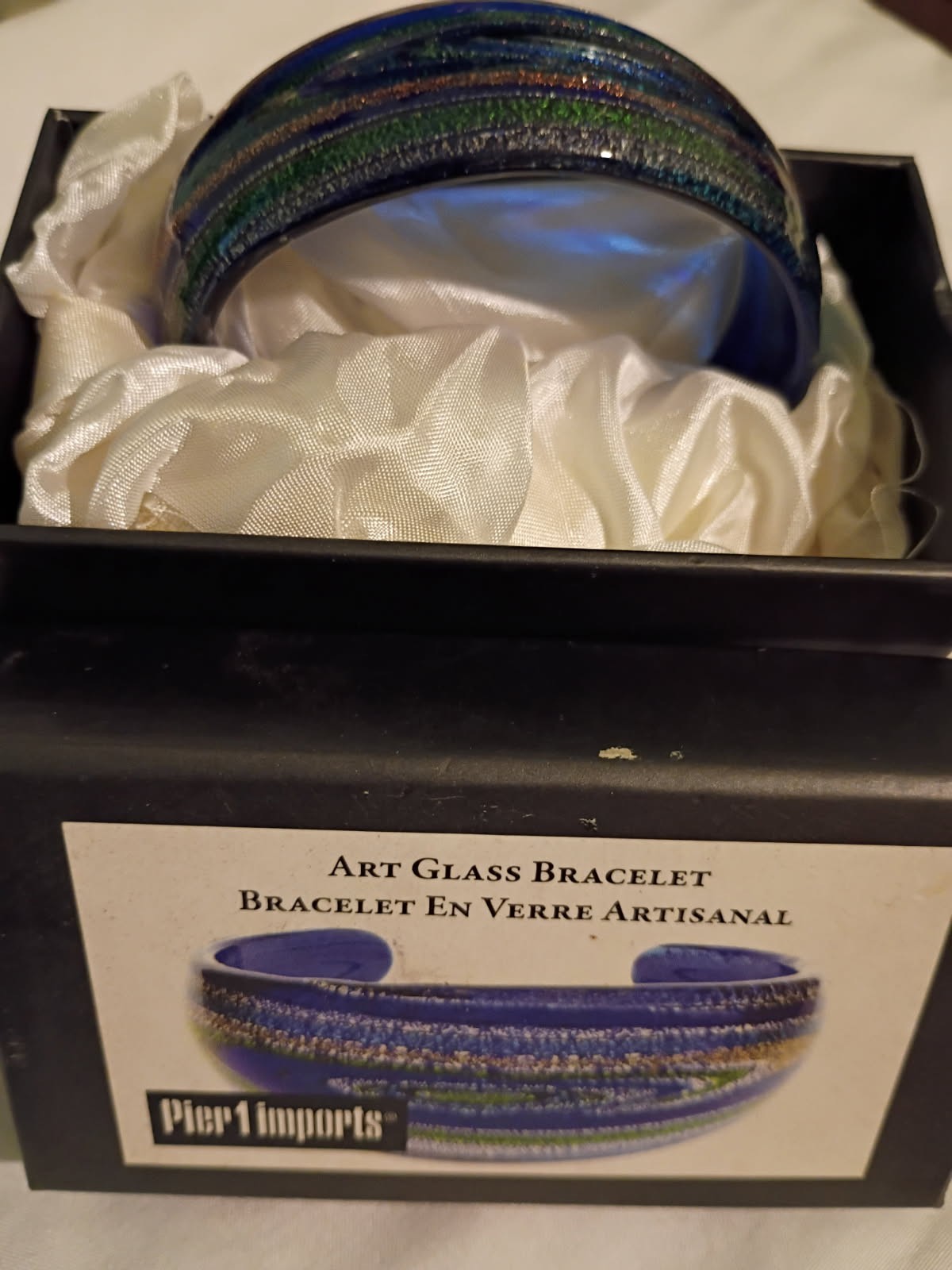 Art Glass Cuff Bracelet