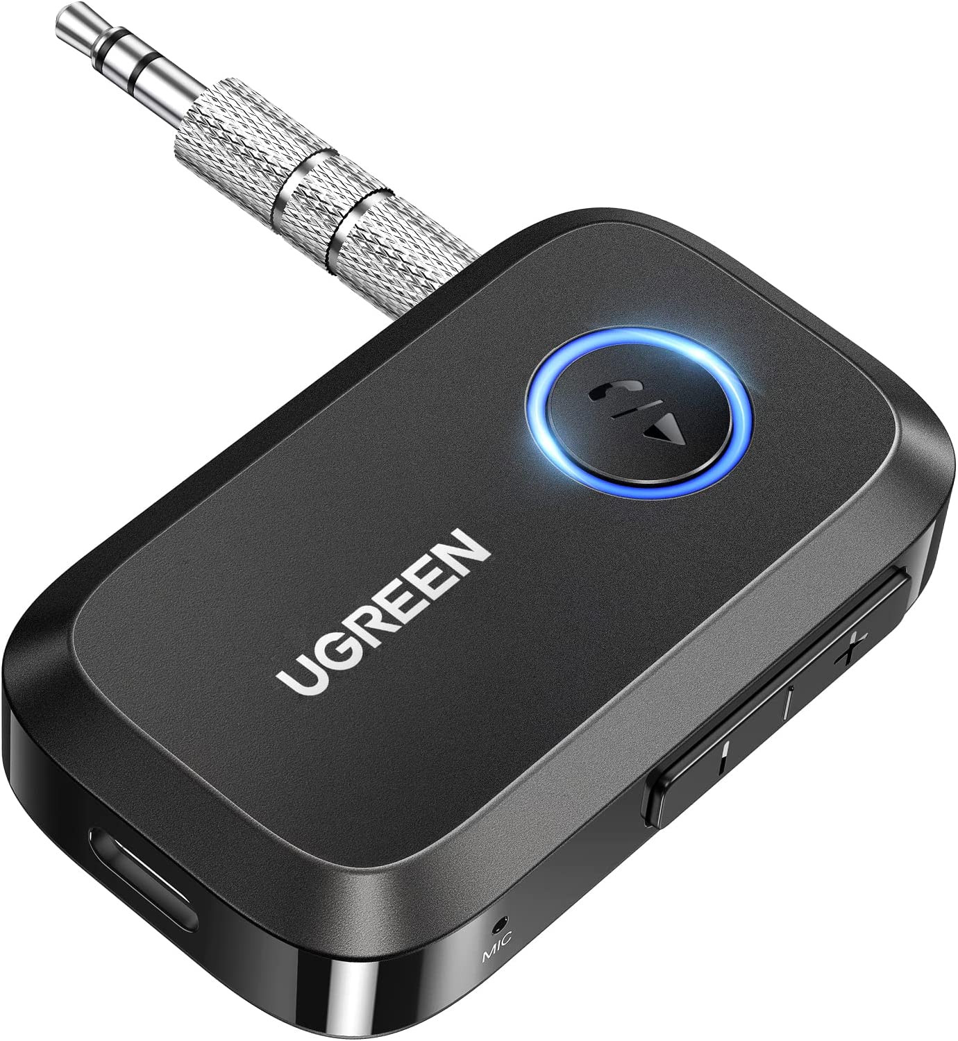 Bluetooth 5.4 Car Adapter, Hands-Free Call & Noise Cancelling AUX to Bluetooth A