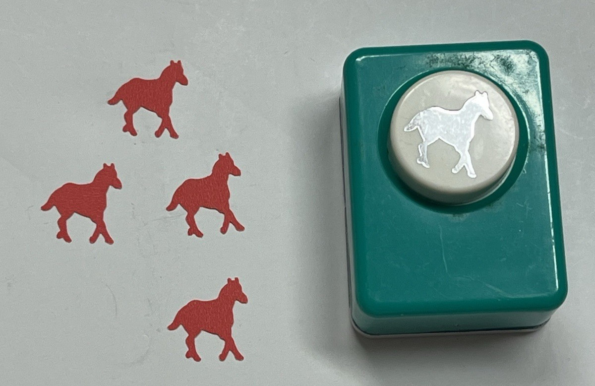 CARL Mini Horse Paper Punch Scrapbook Crafts