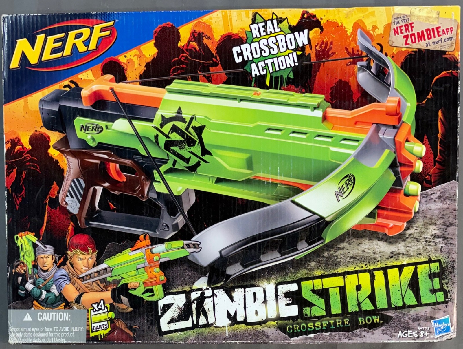 Nerf Zombie Strike Crossfire Bow. Brand New, Sealed!