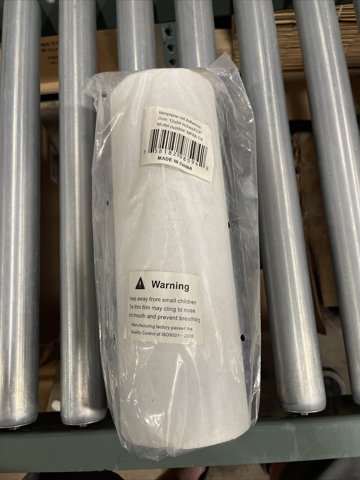 Neoprene Roll  With Adhesive 12”x54”