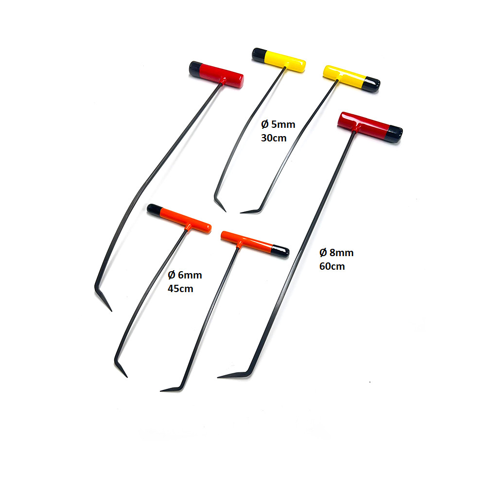 Paintless Dent Repair Tools Sumela Set - 6 Pieces of Special Curve Sticks