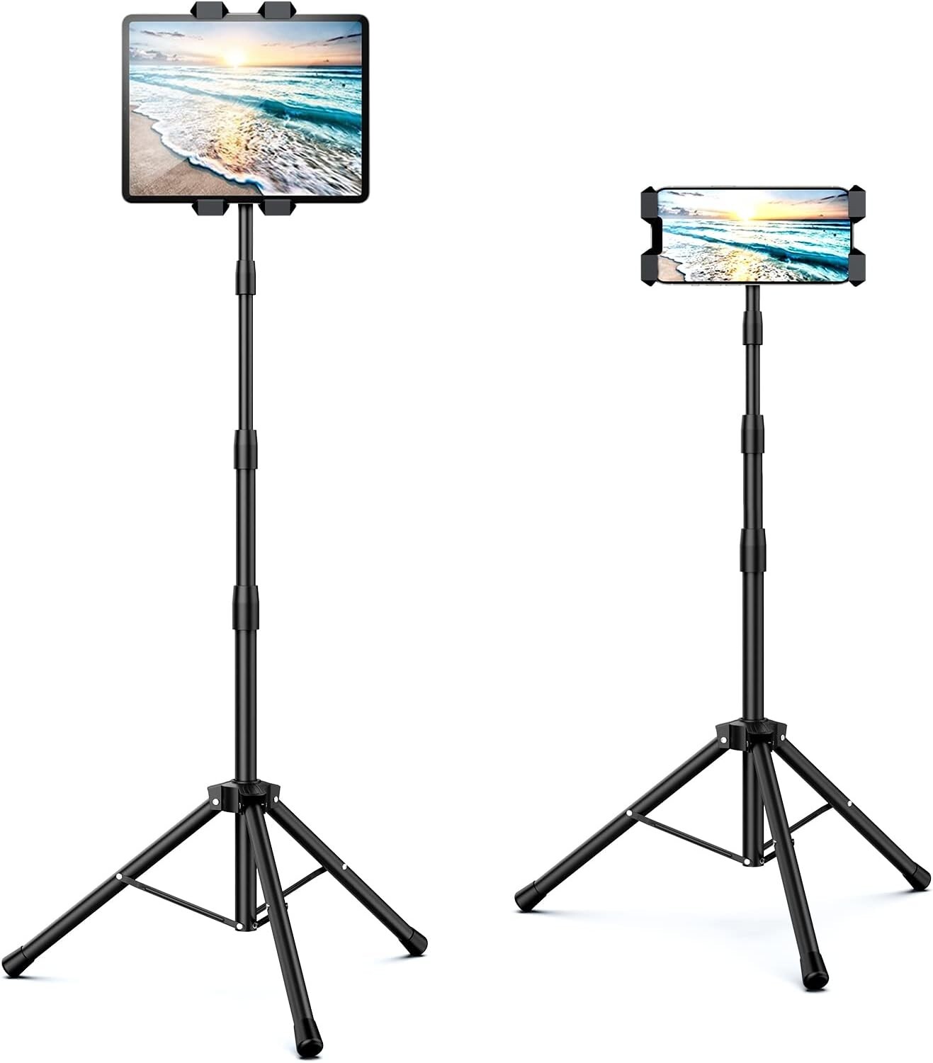 Raking Ipad Stand Floor Ipad Tripod Stand Cell Stand with Height Adjustable &...