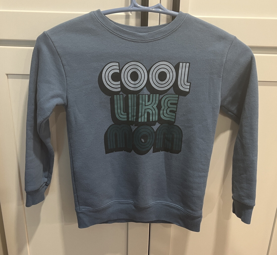 2 Garanimals 5T Blue Cool Like Mom Sweatshirts Pullover Sweatshirt Long Sleeve