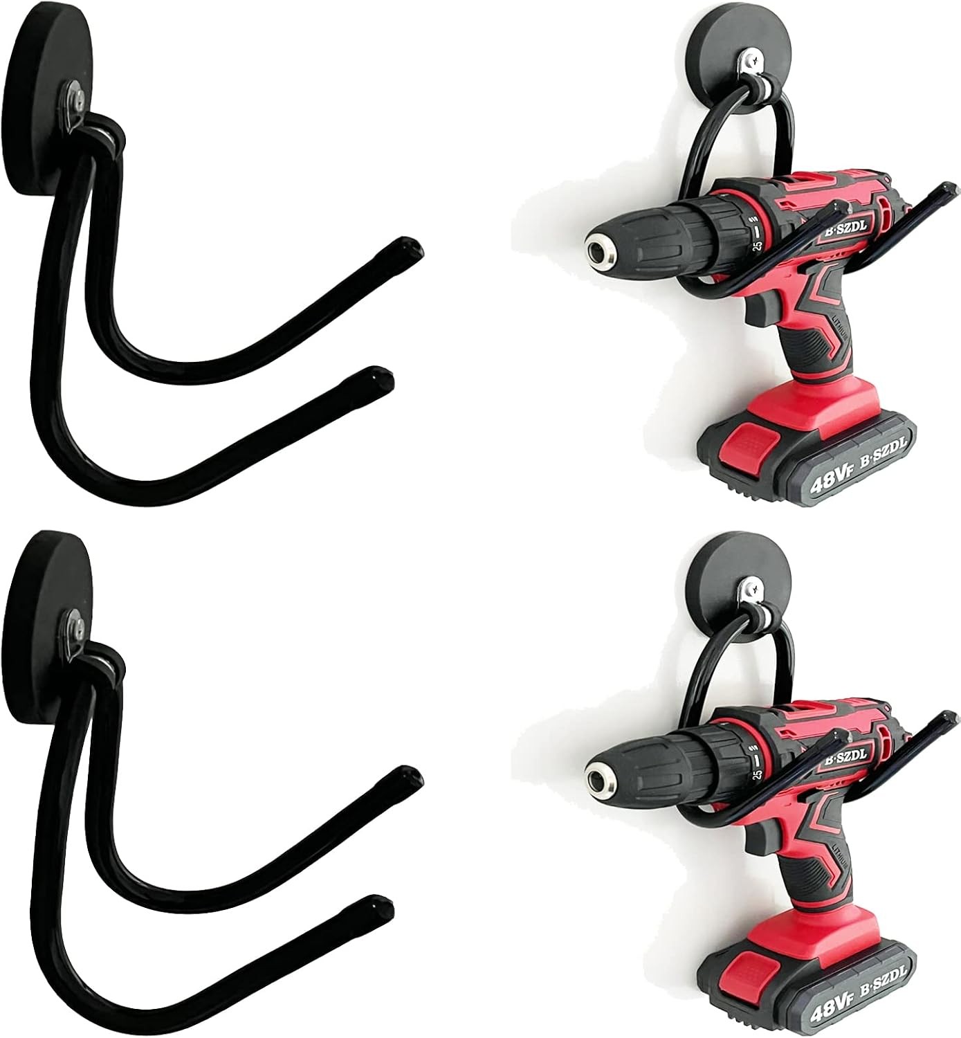 Pmsanzay Magnetic Tool Organizer Hooks 2 Pack