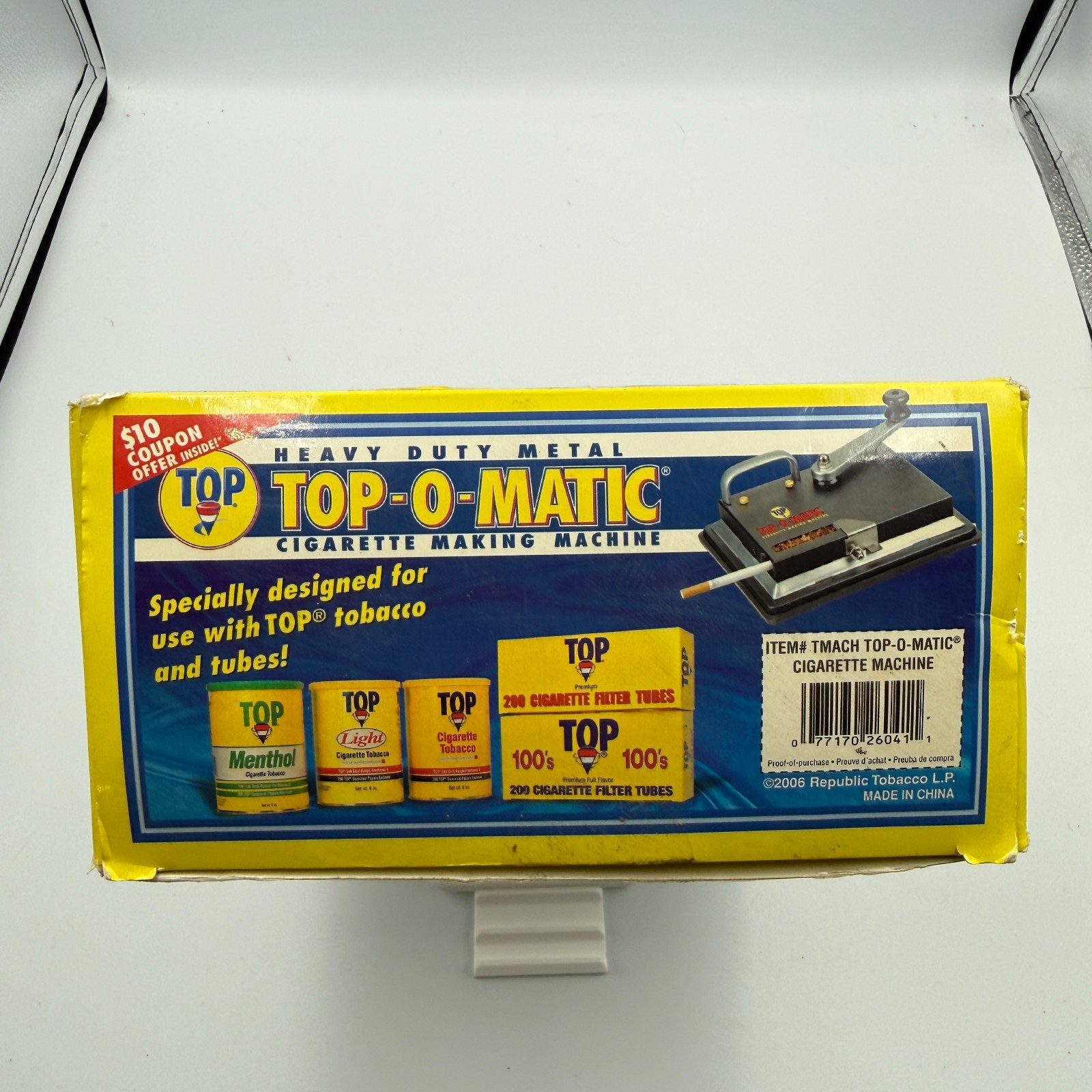 T.O.P. Top-O-Matic Cigarette Rolling Machine
