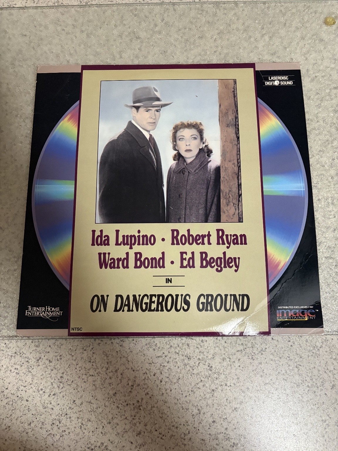 On Dangerous Ground LaserDisc 1951 Crime Drama Collector's Edition Turner