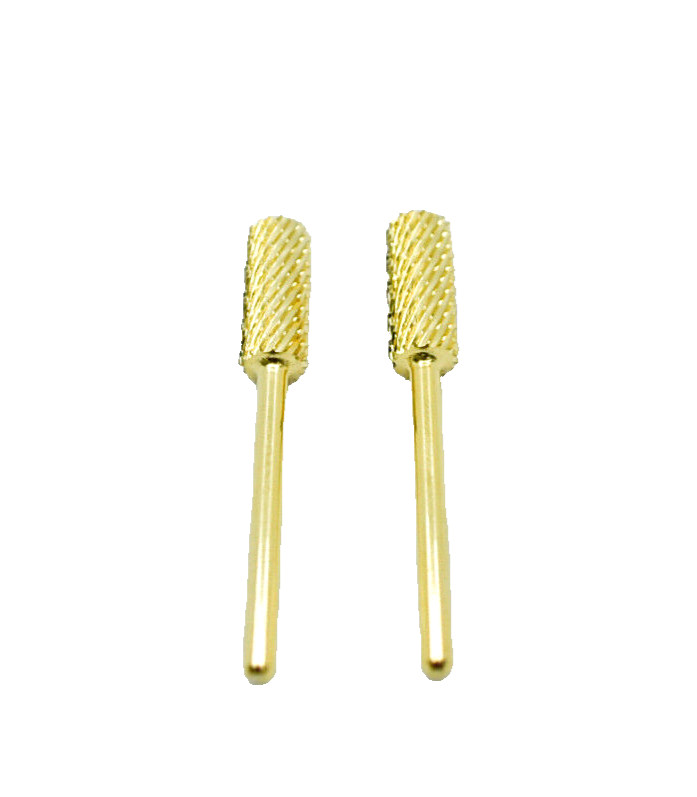Startool Acrylic Nail Drill 3/32 STX EX Coarse (Small Head) Gold ( 2 Pieces)