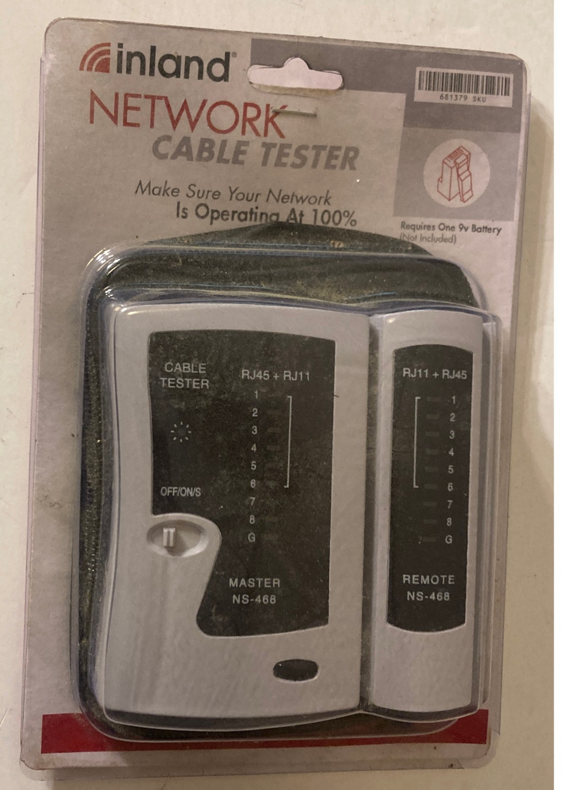 Inland Network Cable Tester New in retail packaging