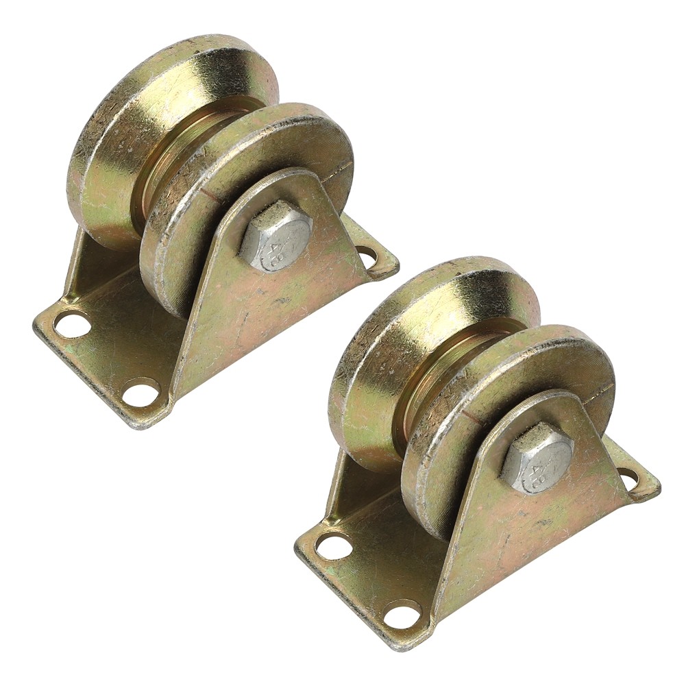 2PCS Sliding Gate Roller Replacement Smooth Operation For Various Gates