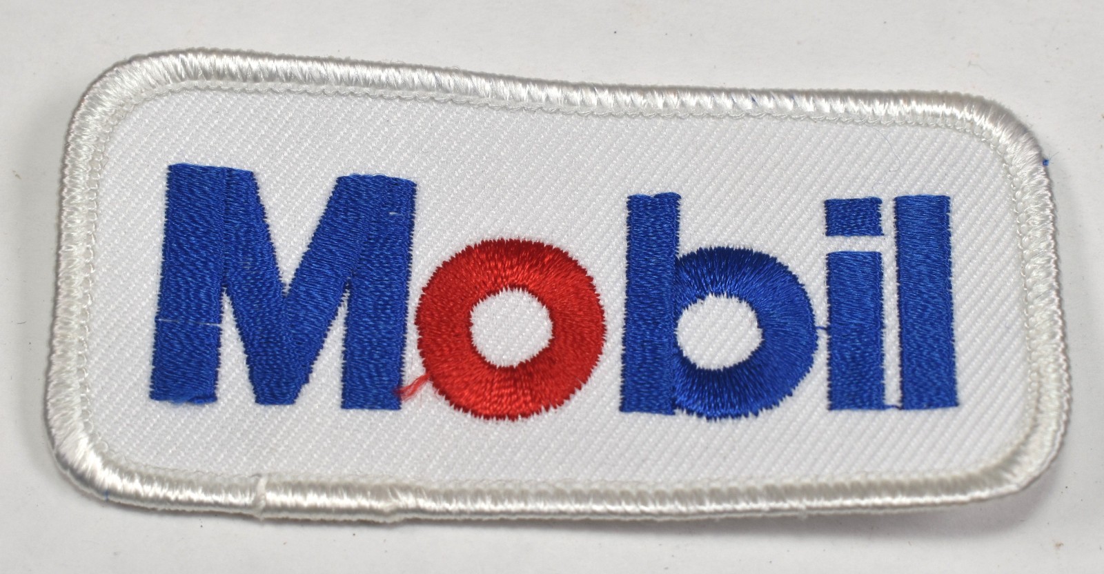 Vintage NOS Mobil Gas Service Station Embroidered Advertising Patch