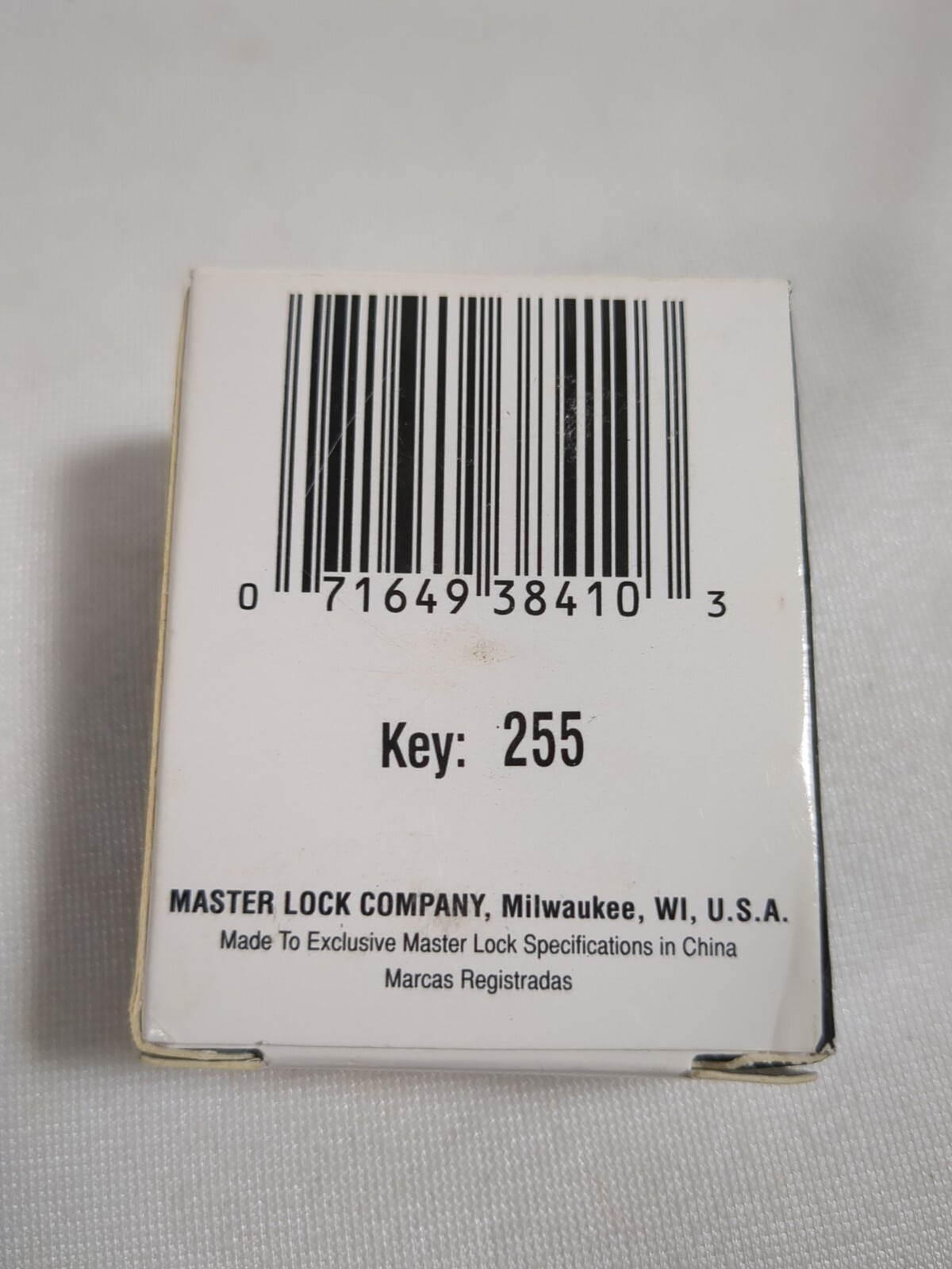 Master Lock 500KA Padlock w/Key And Box