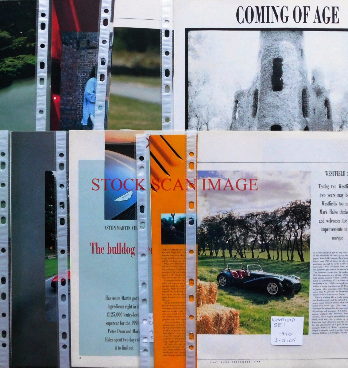 ALFA ROMEO 'SZ' Original 1992 Magazine Article/Report 2-Sided Cutting 713/99