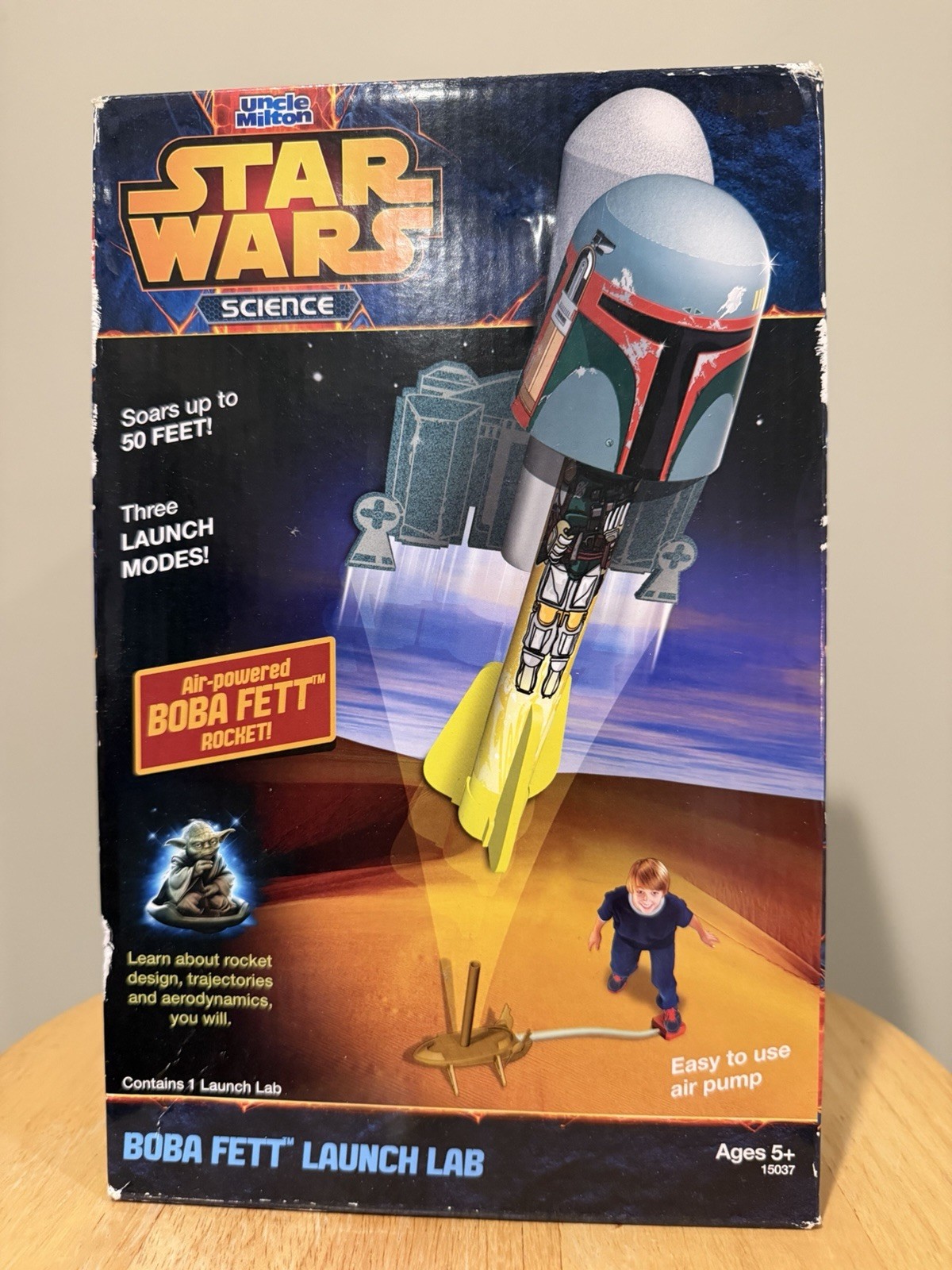 Uncle Milton Star Wars Science Boba Fett Launch Lab Air Rocket New AAW1815