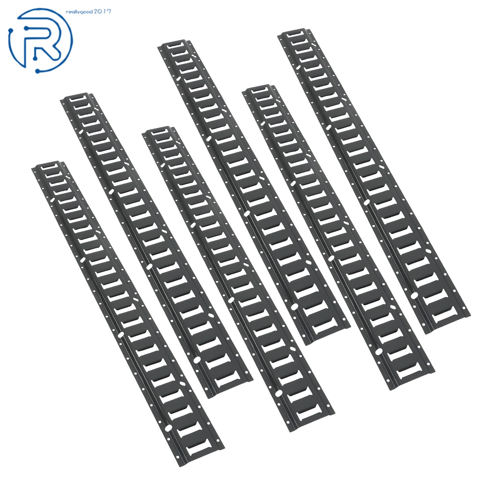 High Quality E Track Tie Down Rail Kit 4' 6 Pcs For Trailers Black Powder Coated