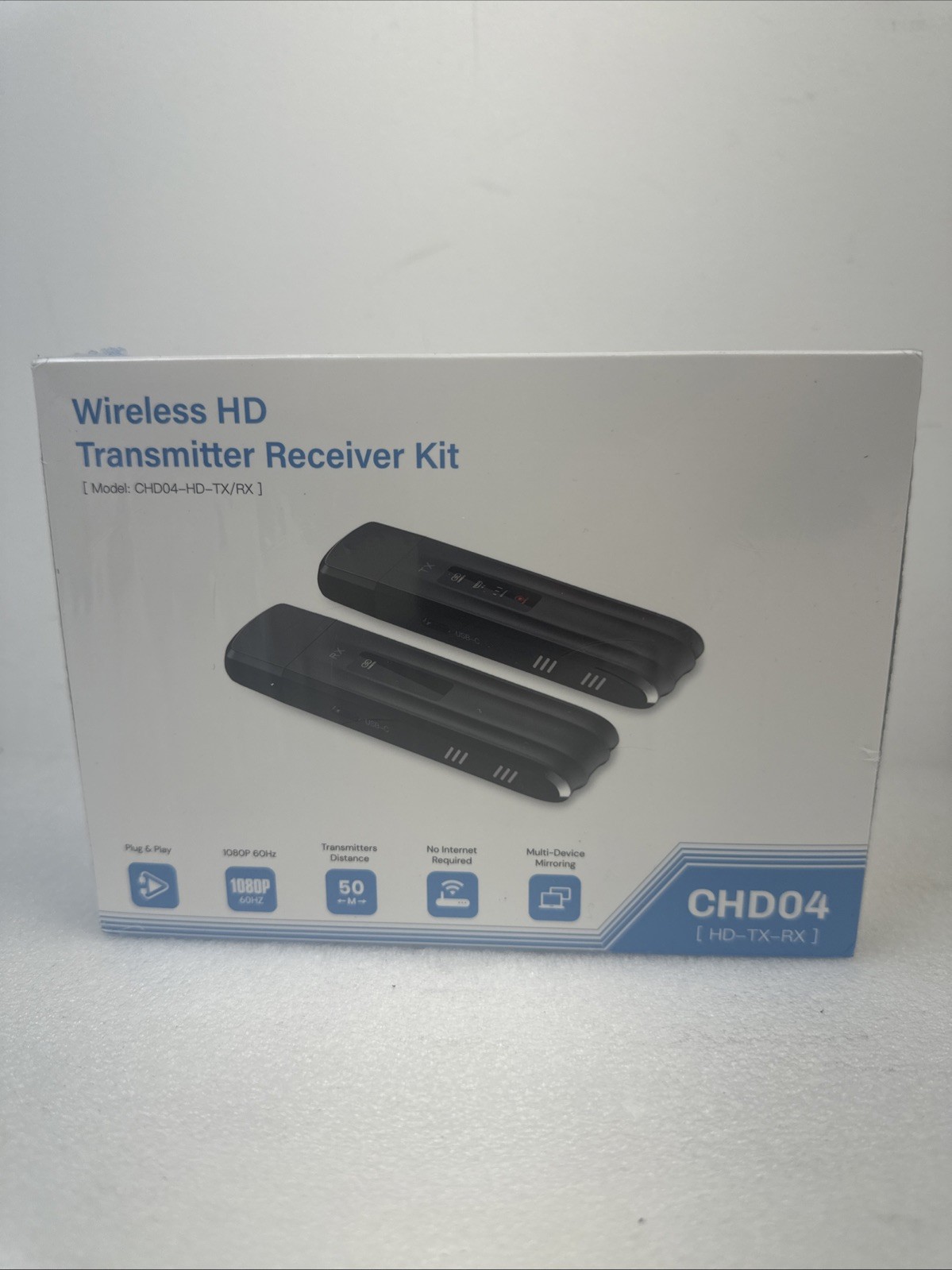 Beyn Wireless HDMI Transmitter and Receiver,2026 Upgraded LED Display