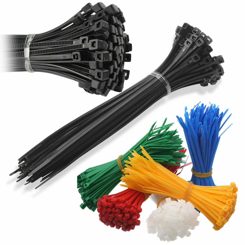 Cable Ties Nylon Zip Tie Wraps Strong Long - All Sizes & Colours -
