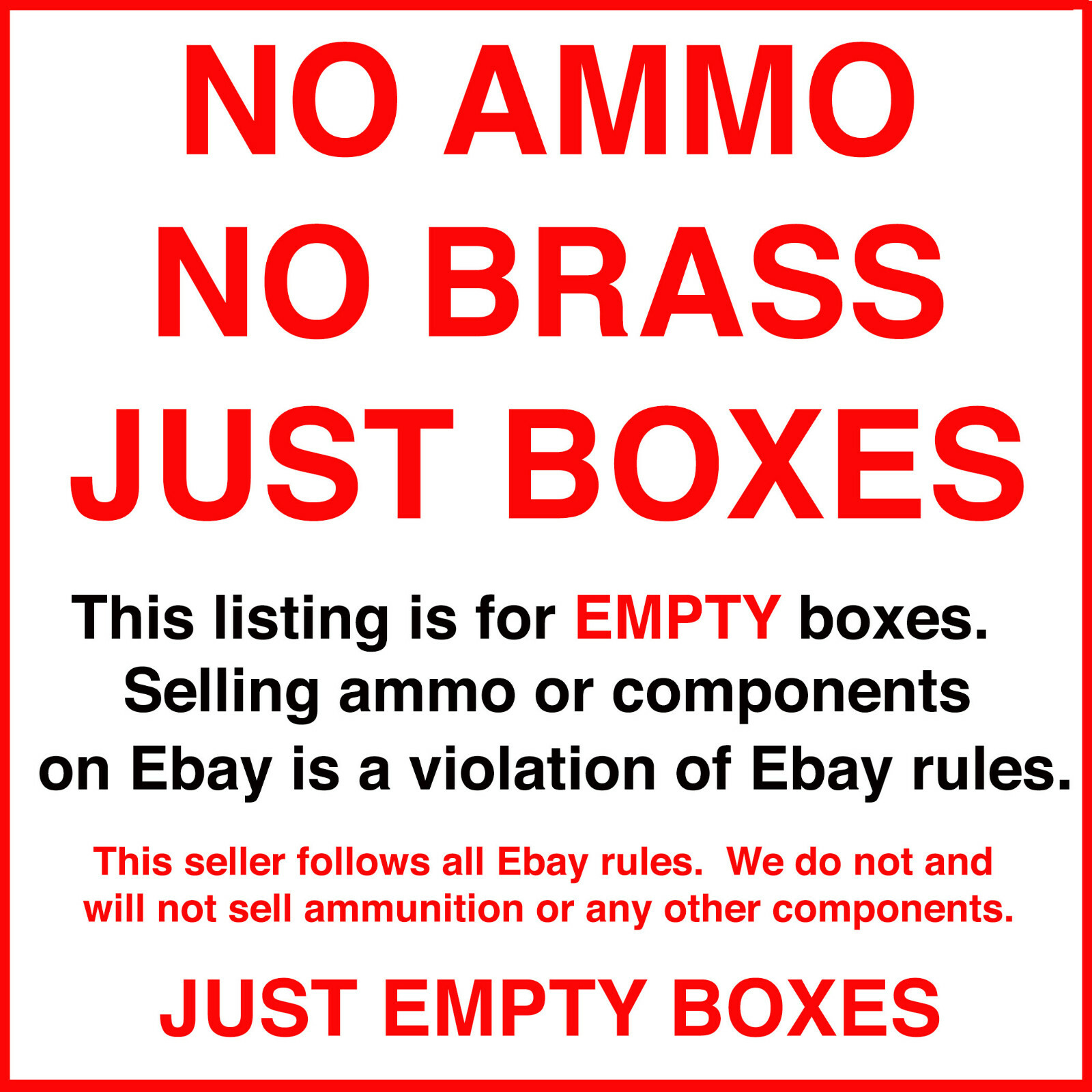 8 - EMPTY Belom 50 Round 9mm / 380 Auto Cartridge Boxes- Plastic