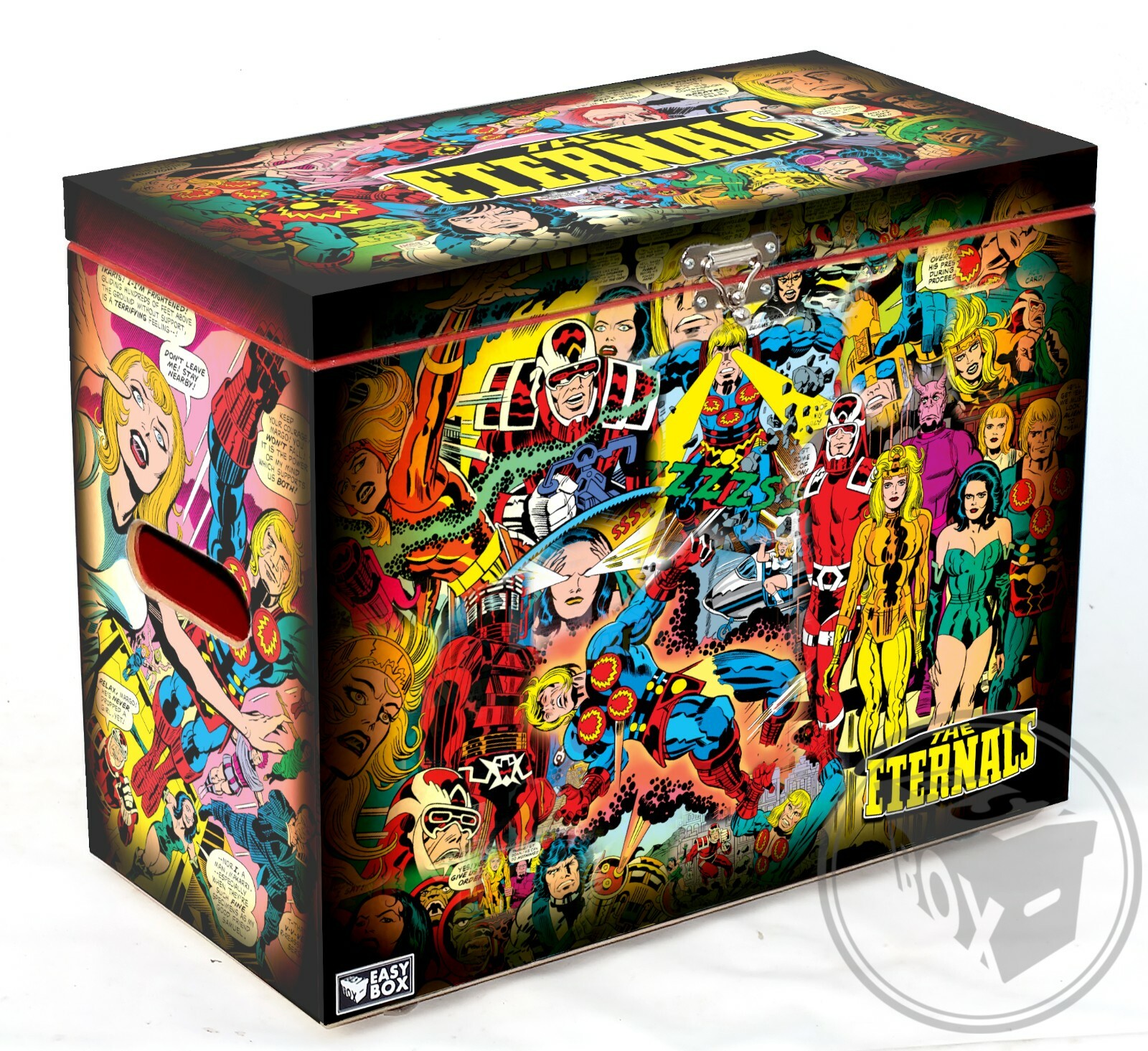 The Eternals (by Jack Kirby) - Large Comic Book Hard Storage Box Chest MDF