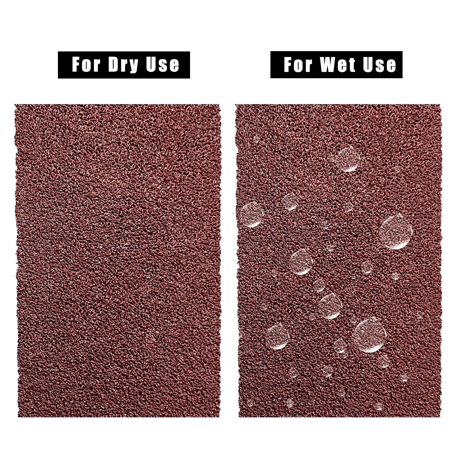 80 Grit Sandpaper Roll, 4 Inch x 33 Feet Aluminum Oxide Abrasive Paper Roll C...
