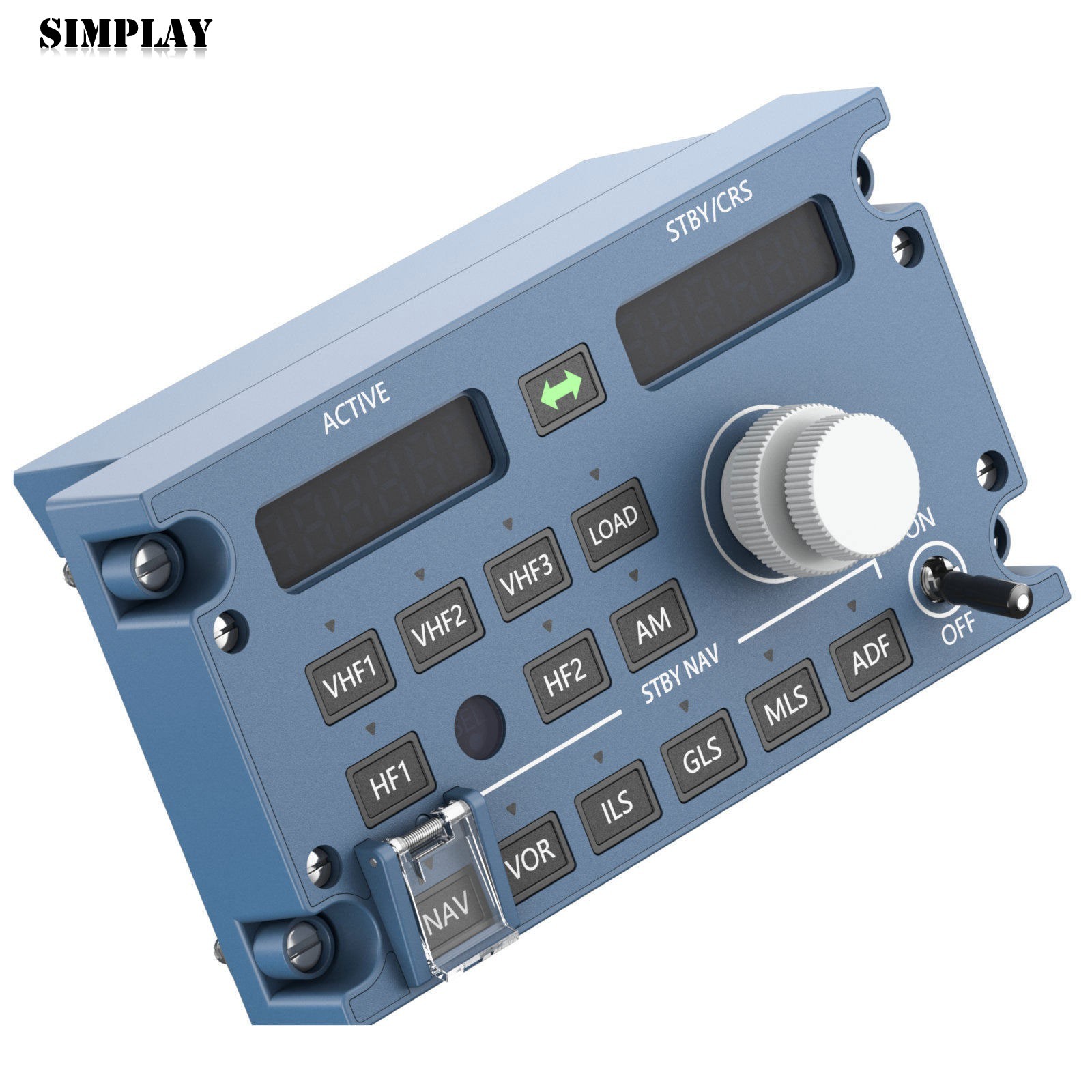 WINCTRL 32 RMP Compact Radio Control Panel Flight Game Support for MSFS X-Plane