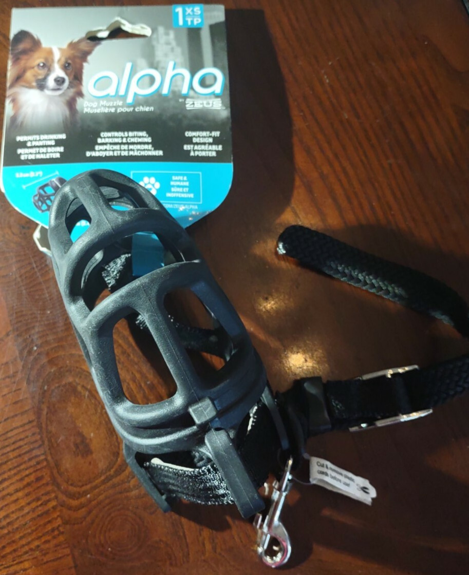 Alpha By Zeus Dog Muzzle Size XS-Brand New-SHIPS N 24 HOURS