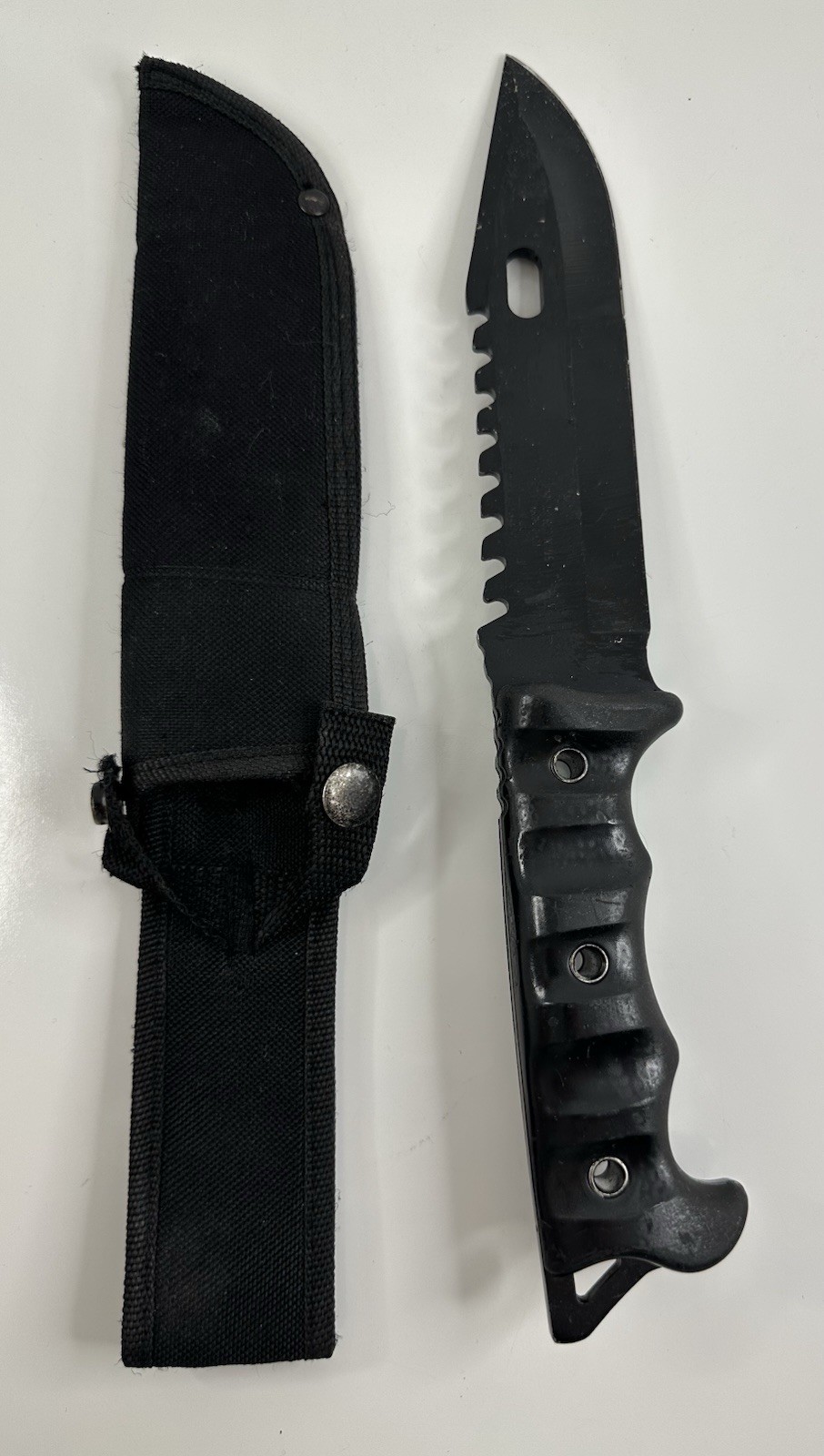 Master USA Fixed Blade Knife – Model MU-20-02BK – 12” – Stainless Steel
