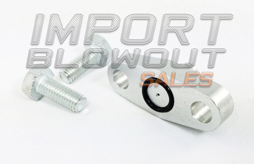 0.030" Restricted O-Ring Oil Feed Flange Fitting For T3 T4 Turbo Ball Bearing