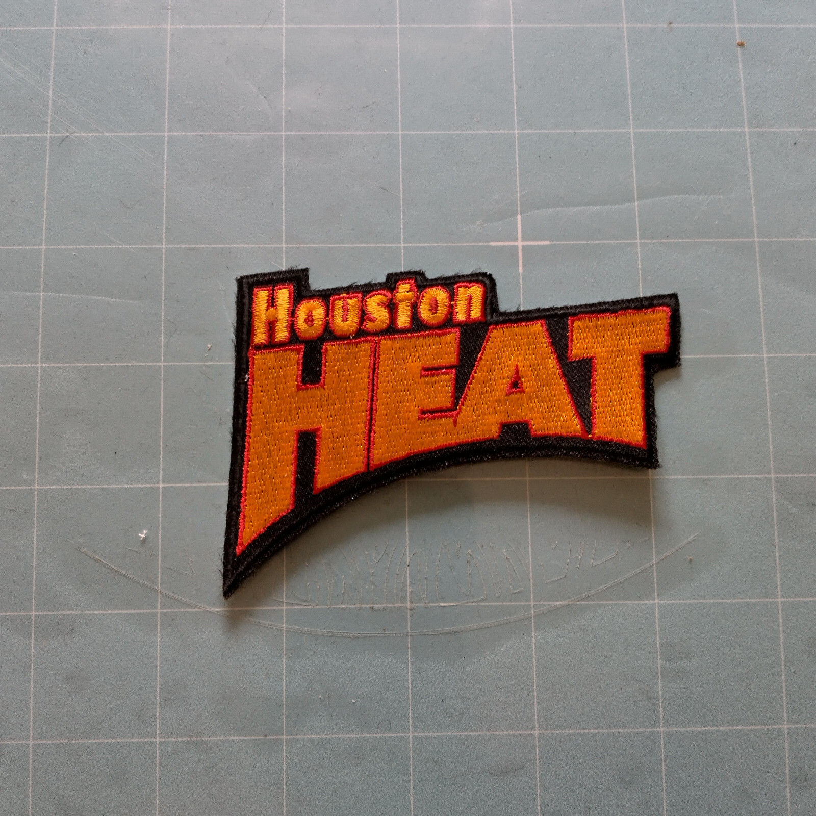 Houston Heat Team Patch size 4x3